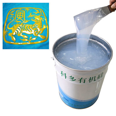REACH Heat Resistant 35 Shore A Hardness Glossy Silicone For Surface Coating