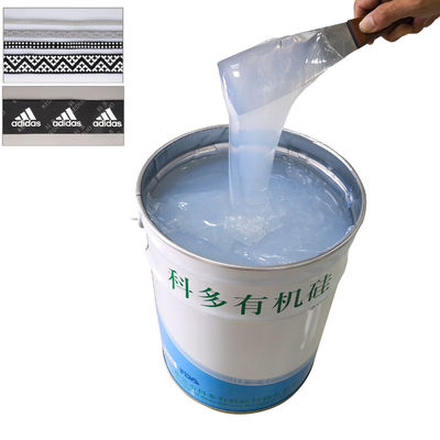 28 Shore A Hardness 8.3 MPa Water Based Screen Printing Ink For Elastic Webbing